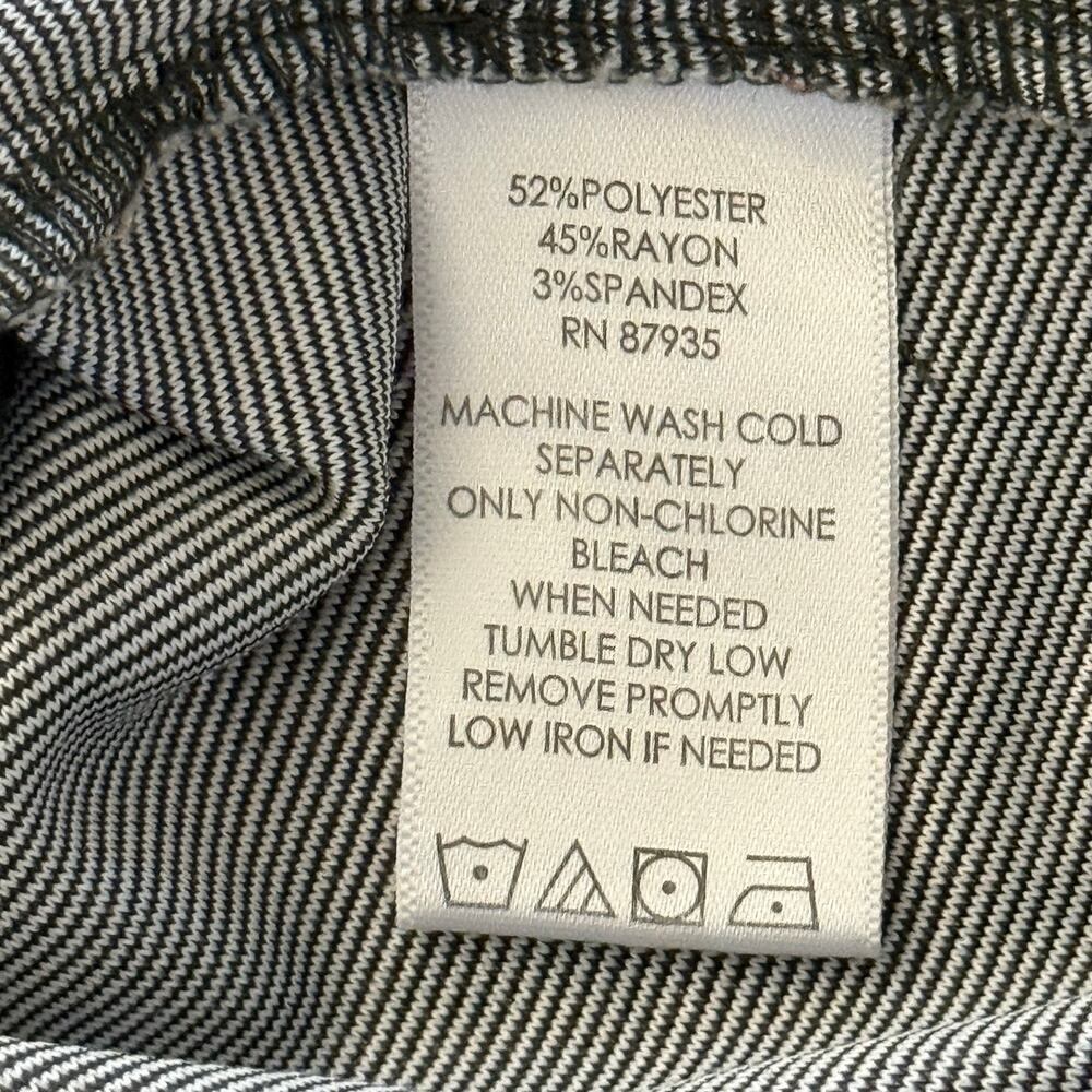LOGO Lori Goldstein Plaid Sharkbite Tunic Top Large Boho V-Neck Asymmetrical - Picture 5 of 10